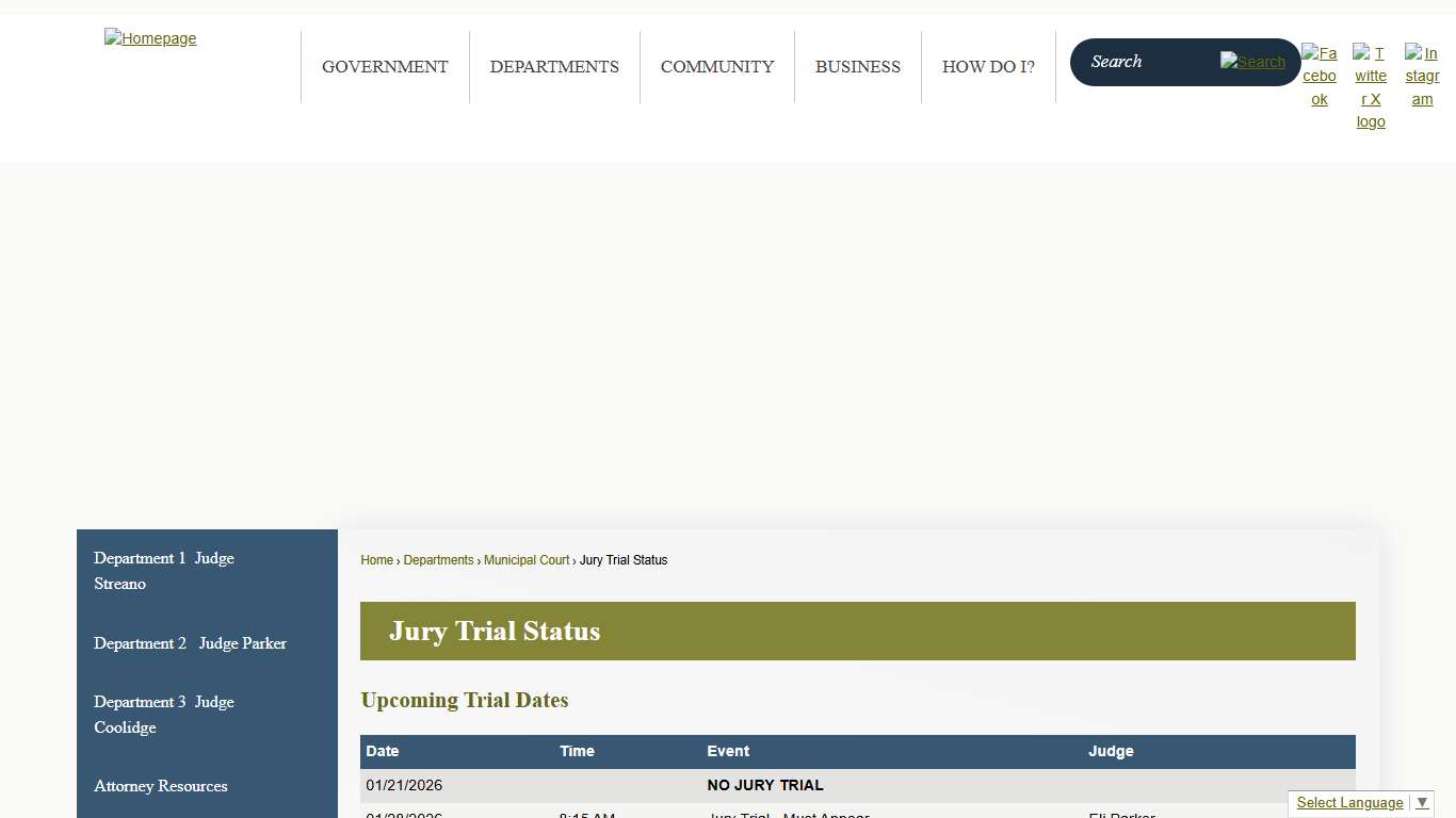 Jury Trial Status | Missoula, MT - Official Website